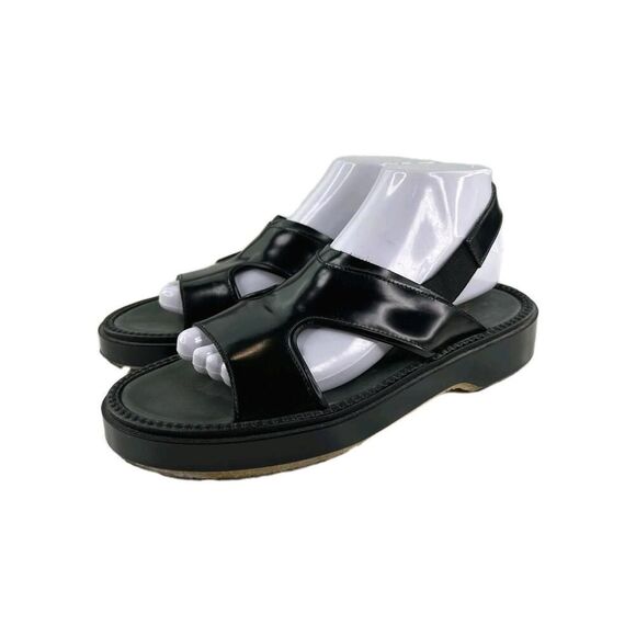 ADIEV Adieu Paris Slingback Type 43 Sandal US 7.5 Black Patent Leather Shoes - Picture 1 of 10